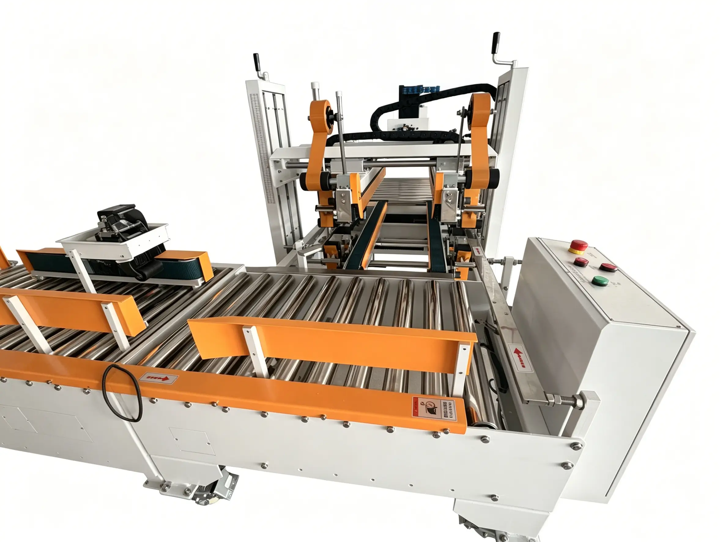 AiMas AMS-JFX-650 full auto carton corner sealing machine